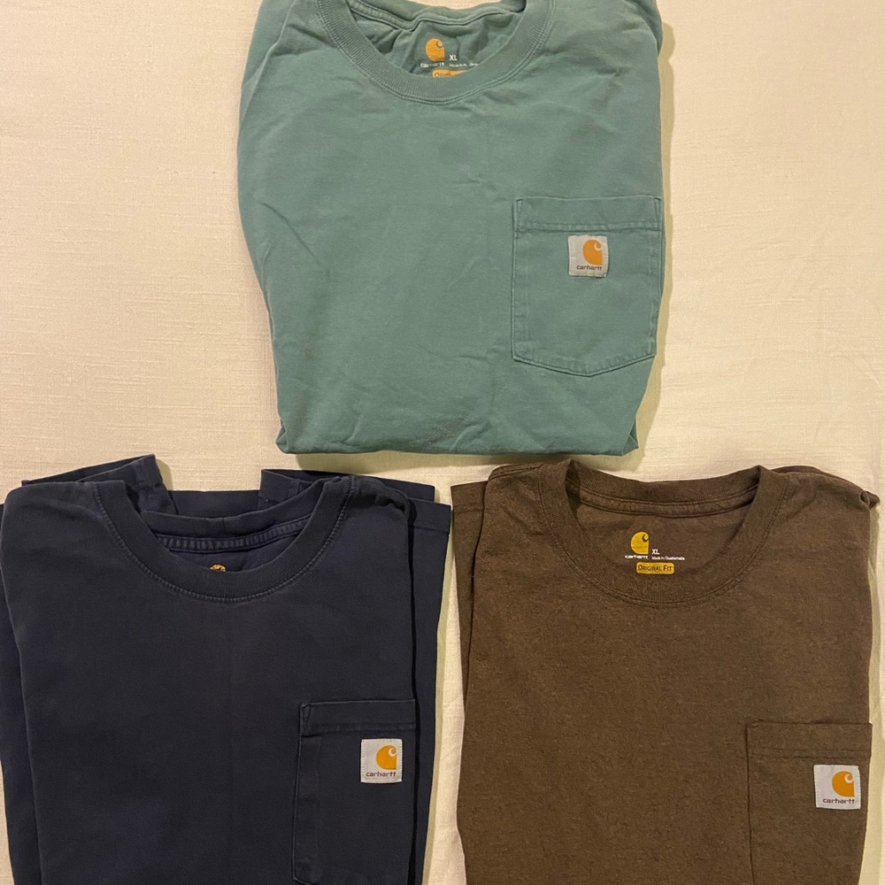 Lot of 3 - Carhartt shortsleeved shirts